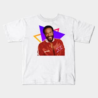 marvin gaye quotes art 90s style retro vintage 70s Kids T-Shirt